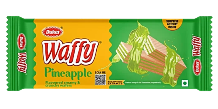 Dukes Waffy Wafers Pineapple 55g